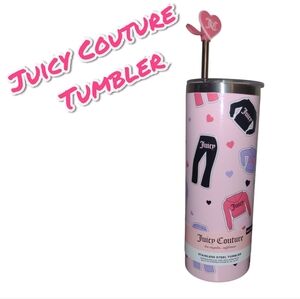 Juicy Couture Pink Stainless Steel Tumbler - 24oz
